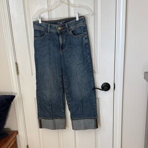 Dark Blue Cropped Jeans